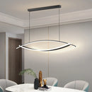 Axyaa Modern Minimalist Dining Table Pendant Lights with LED Bar Hanging Fixtures