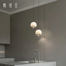 Axya Crystal Marble Chandelier | Modern Luxury Pendant for Living Room & Bedroom Decor