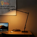 Axyaa Industrial Swing Arm Floor Lamp with Dimming Touch Switch for Modern Living Spaces