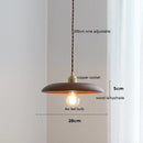 Axyaa Nordic Modern Copper LED Pendant Light for Home Indoor Decor