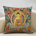 Axyaa Buddhist Portrait Art Pillowcase Home Decor Cushion Cover 45x45cm