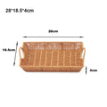 Axyaa Rattan Wicker Serving Baskets - 10 Styles for Restaurant Tabletop Display