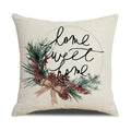 Axyaa Christmas Pine Branch Wreath Pillowcases 45x45 cm