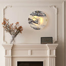 Axyaa LED Stone Wall Lamp for Foyer, Bedroom, Dining Room - Innovative Clock Function