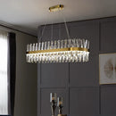 Axyaa Crystal Chandelier: Modern Light Luxury for Living Room, Bedroom, Dining Room & Hotel