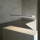 Axyaa Modern Black Linear Glass Chandelier for Dining Room and Kitchen Island