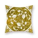Axyaa Yellow Mandala Ethnic Pattern Cushion Cover 45x45cm