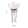 Axyaa Rainbow Glass Jellyfish Octopus Cocktail Cup Drinkware 5oz One Piece