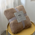 Axyaa Coral Fleece Winter Blanket - Soft & Warm Sofa Bedspread Plaid