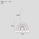 Axyaa Rainbow Chandelier LED Pendant Lamp Modern Nordic U-shaped Design