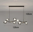 Axyaa LED Staircase Chandeliers for Living Room Indoor Lighting