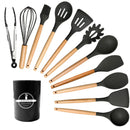 Axyaa Silicone Utensils Set - Non-stick Cookware, Heat Resistant Kitchen Accessories