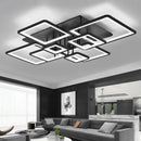 Axyaa Black Nordic Ceiling Lamp LED Fixture for Modern Living Room, Bedroom, Study