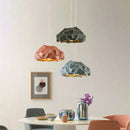 Axyaa Nordic Pendant Lamp: Wabi Sabi LED Chandelier for Home, Restaurant, Bar & Bedroom