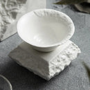 Axyaa Ceramic Stone Pattern Soup Salad Molecular Gastronomy Tableware Art Dish Bowl