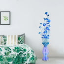 Axyaa Nordic Blue Floor Lamp: Modern LED Decorative Light for Living Room