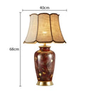 Axyaa Ceramic Desk Lamp: Luxury Classical Table Light for Bedroom, Living Room & Home Décor
