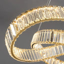 Axyaa Crystal Chandelier: Modern Home Décor Pendant Lights for Living & Dining Room