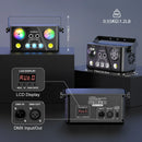 Axyaa RGB LED Beam Party Light Remote Control DJ Stage Projector