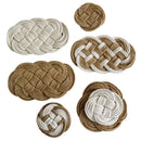 Axyaa Cotton Linen Circular Insulation Pad for Home Kitchen Dining Table