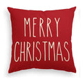 Axyaa Red Christmas Pillows Soft Cushion Covers for Living Room Sofa