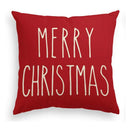 Axyaa Red Christmas Pillows Soft Cushion Covers for Living Room Sofa