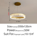 Axyaa Modern LED Living Room Pendant Light - Elegant Dining Room Fixture