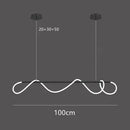 Axyaa Modern Minimalist LED Chandelier for Dining Table Kitchen Living Room