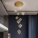Axyaa LED Chandeliers for Modern Home Decor: Living Room Pendant Light Lamps