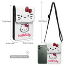 Axyaa Hello Kitty Crossbody Cell Phone Purse: Trendy Leather Card Holder Bag
