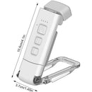 Axyaa Clip-On LED Reading Light: Rechargeable, Dimmable, Portable Desk Lamp