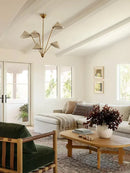 Axyaa Wabi Sabi Cloth Ceiling Pendant LED Chandelier for Living Room-Kitchen Island-Lustre