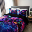 Axyaa 3D Basketball Controller Quilt Cover Set with 2 Pillowcases, High-definition Printing