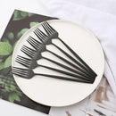 Axyaa Black Stainless Steel Cutlery Set for Dinner Kitchen, 24Pcs Flatware Set