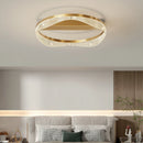 Axyaa Nordic Brass LED Ceiling Chandelier for Living Room Bedroom Foyer