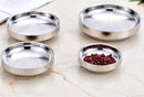 Axya Stainless Steel Seasoning Side Dish Plate Tray Bowl