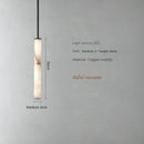 Axyaa Marble Hanging Chandelier LED Pendant Lamp for Home Decor