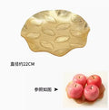 Axyaa Acrylic Fruit Plate Snack & Dim Sum Serving Tray for Melon Seeds and Dried Fruits