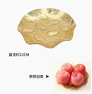 Axyaa Acrylic Fruit Plate Snack & Dim Sum Serving Tray for Melon Seeds and Dried Fruits