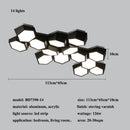 Axyaa Geometric Honeycomb LED Ceiling Light - Modern Nordic Design for Home Decoration