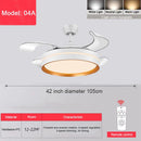 Axyaa Modern Ceiling Fan with Invisible Blades and Full Light Integration