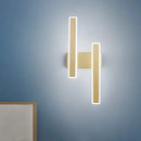 Axyaa Black LED Wall Sconce Modern Home Decor Lamp for Bedroom Living Room