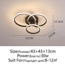 Axyaa LED Ceiling Chandelier: Modern Dimmable Lighting for Home, Living Room, Bedroom