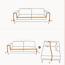 Axyaa Plush Sofa Cover Soft Warm Cushion Winter Style for Living Room Décor