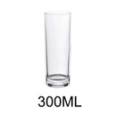 Axyaa Glass Water Cup: Transparent Drinking Glasses for Juice, Beer, and Coffee