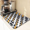 Axyaa Stripe Pattern Kitchen Drying Mat - Coasters, Placemat