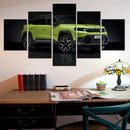 Axyaa Black Jeep Compass Poster Painting Wall Art Home Decor
