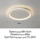 Axyaa LED Ring Ceiling Light: Modern, Artistic, Ideal for Bedrooms, Study Rooms, Kitchens & Dining Rooms