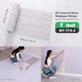 Axyaa Sxp Self-Adhesive Stone Wall Stickers, 2.2mm Thick, 15.75X118.11In, Easy Peel & Stick