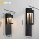 Axyaa Outdoor LED Wall Light Motion Sensor Waterproof Sconce Luminaire